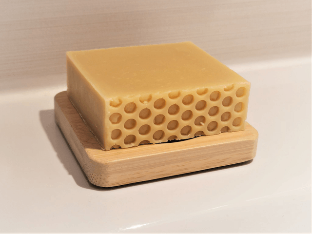 Porte savon carré en bambou